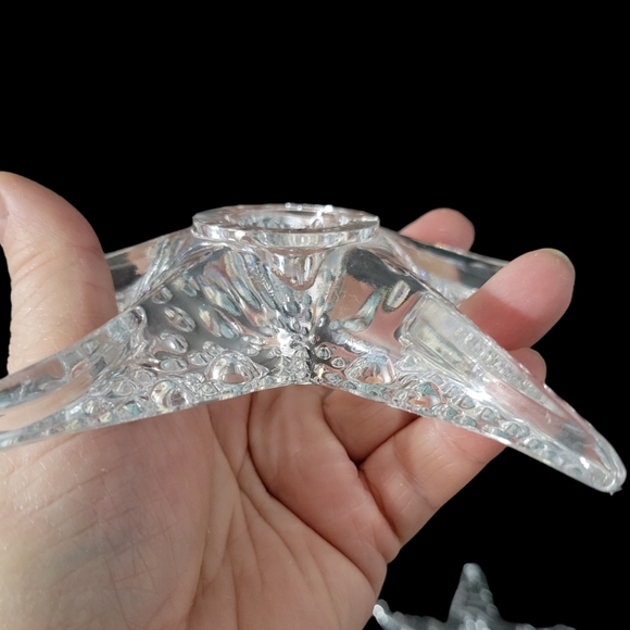 Cristal D'Arques Starfish Candle Holders Set Of 2 - Picture 5 of 9